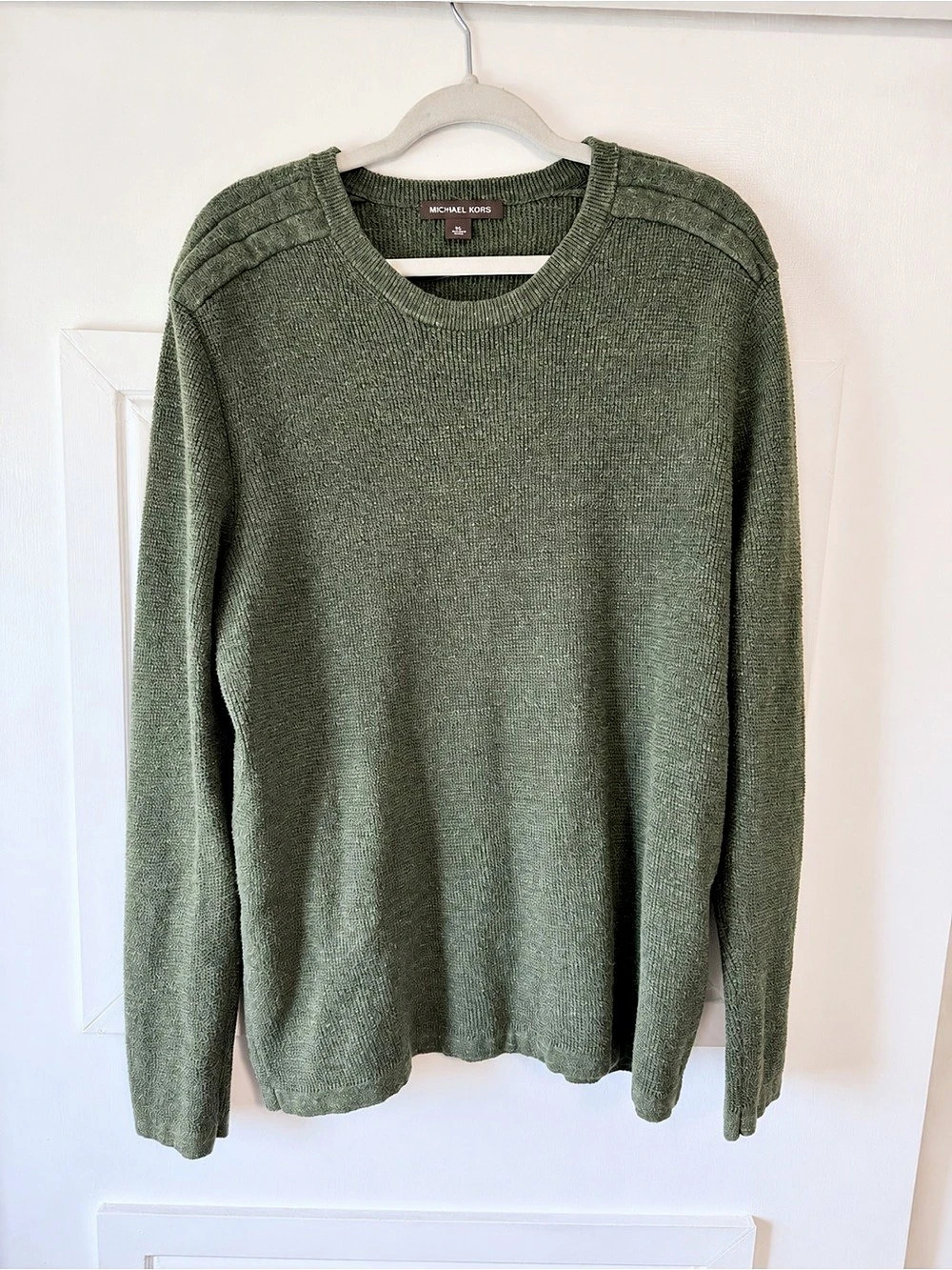 Michael Kors Men's Green Crewneck Sweater XL